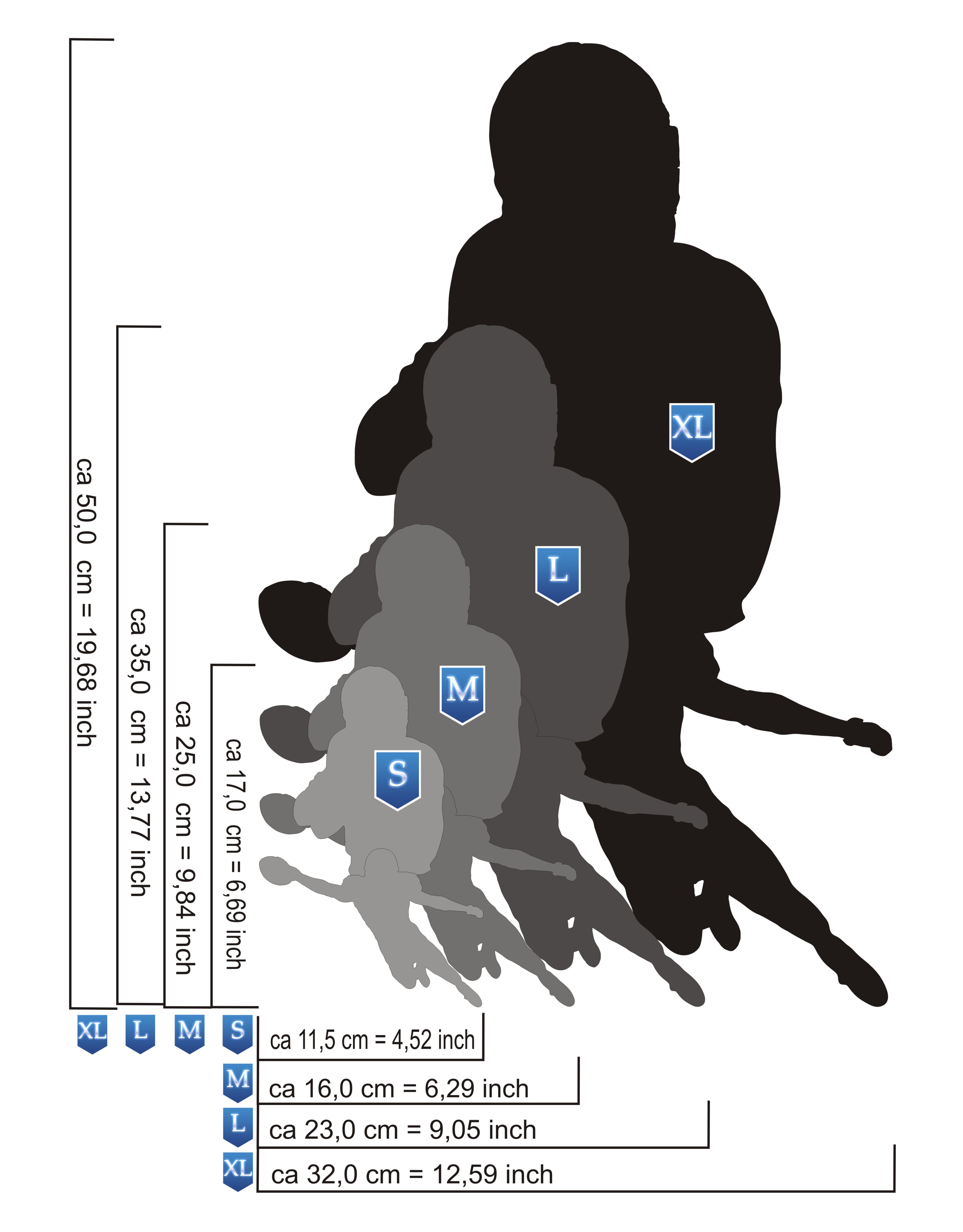 AS-372 Football Set Step by Step Schablone für Acryl, Airbrush, Spray, Lacke und Wandfarbe  Größe L