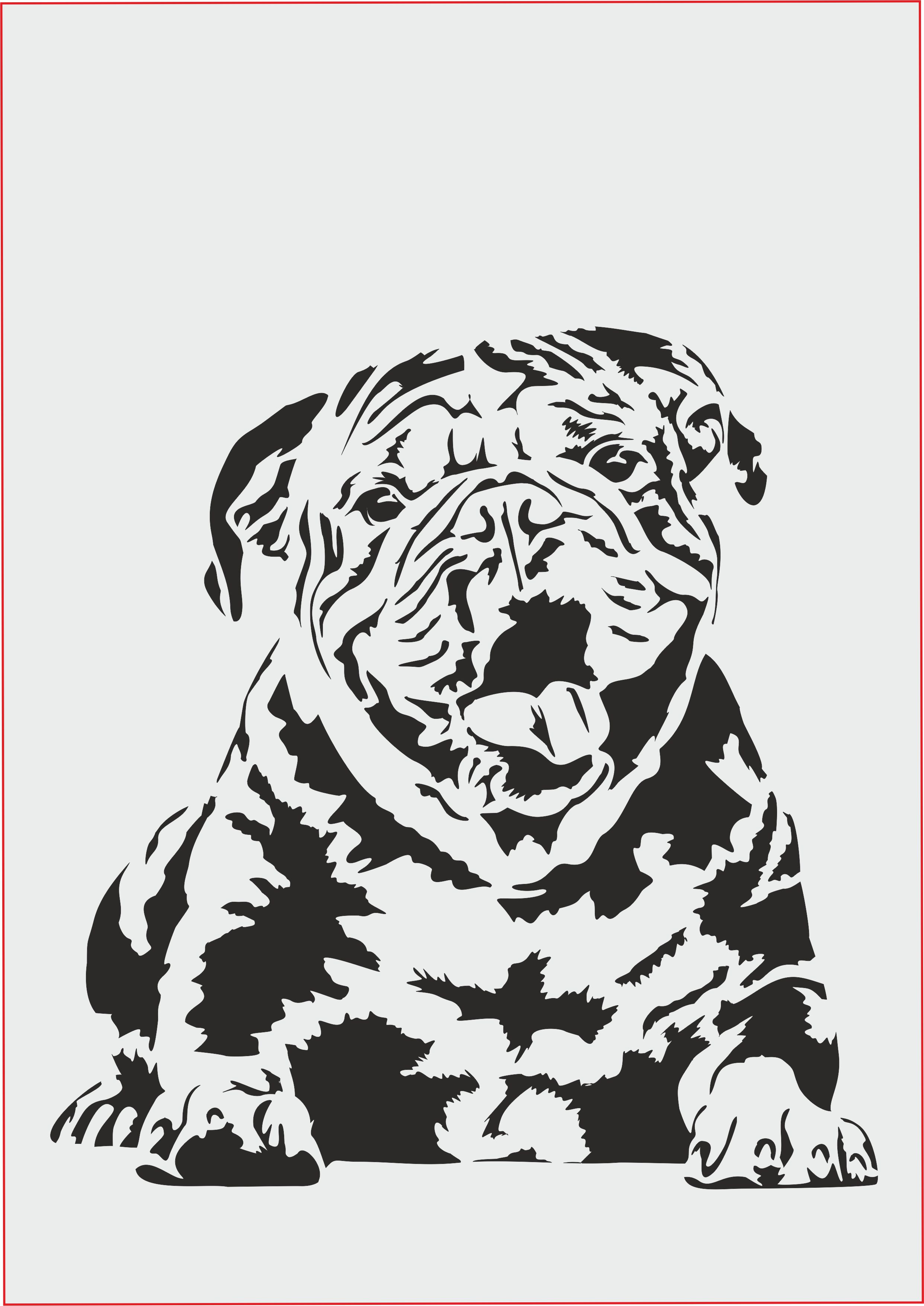 TS-007 Tattoo Style Schablone für Acryl, Airbrush, Spray, Lacke und Wandfarbe 