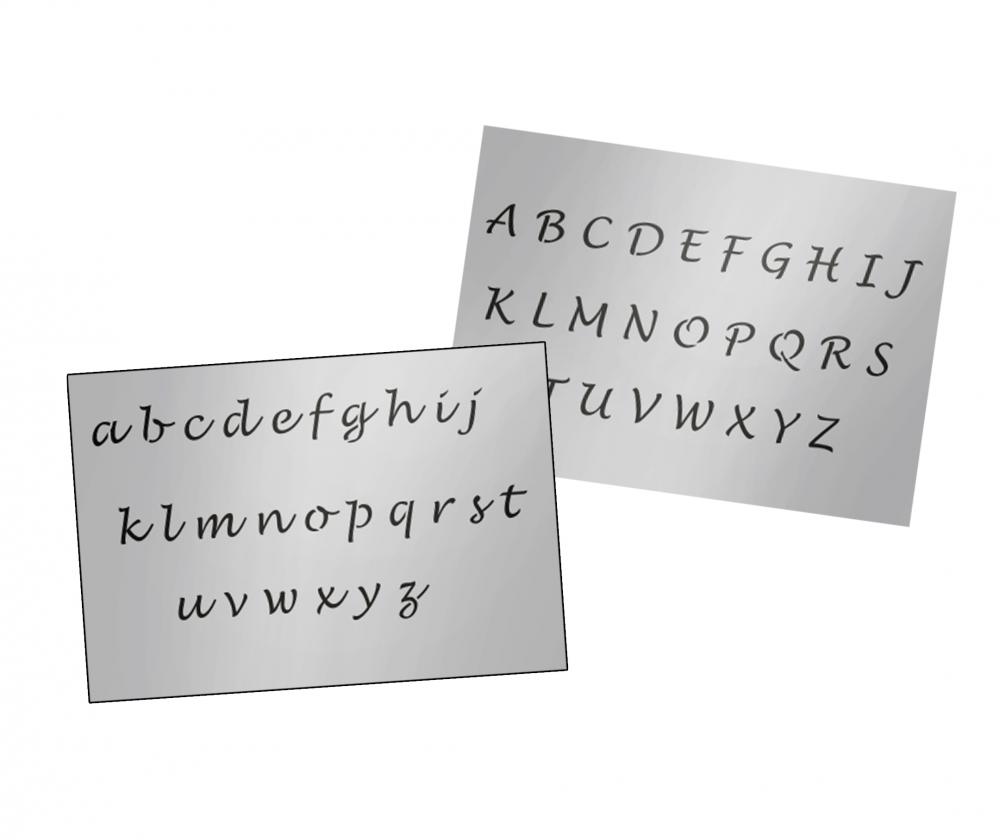 AS-225 Airbrush Schablone Größe L - Einfach Motive Sprühen Auf Glatten & Gewölbten Flächen