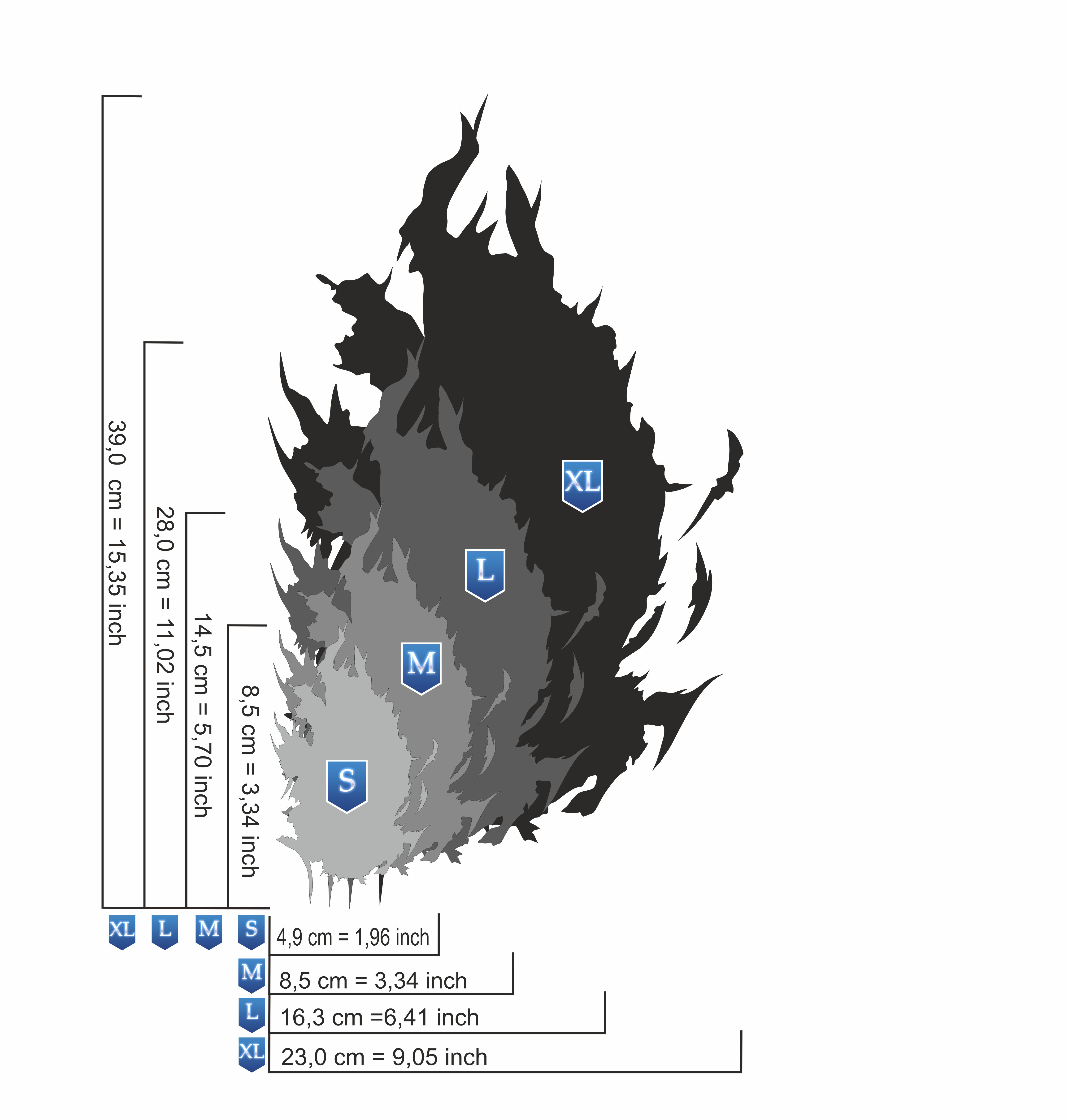 AS-326 Flammen Schdel Step by Step Airbrushschablone Größe L