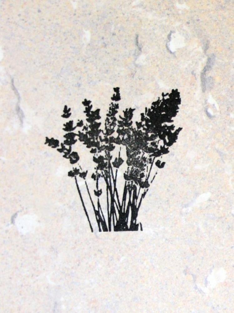 ST-085 Blumen Stempel Größe M