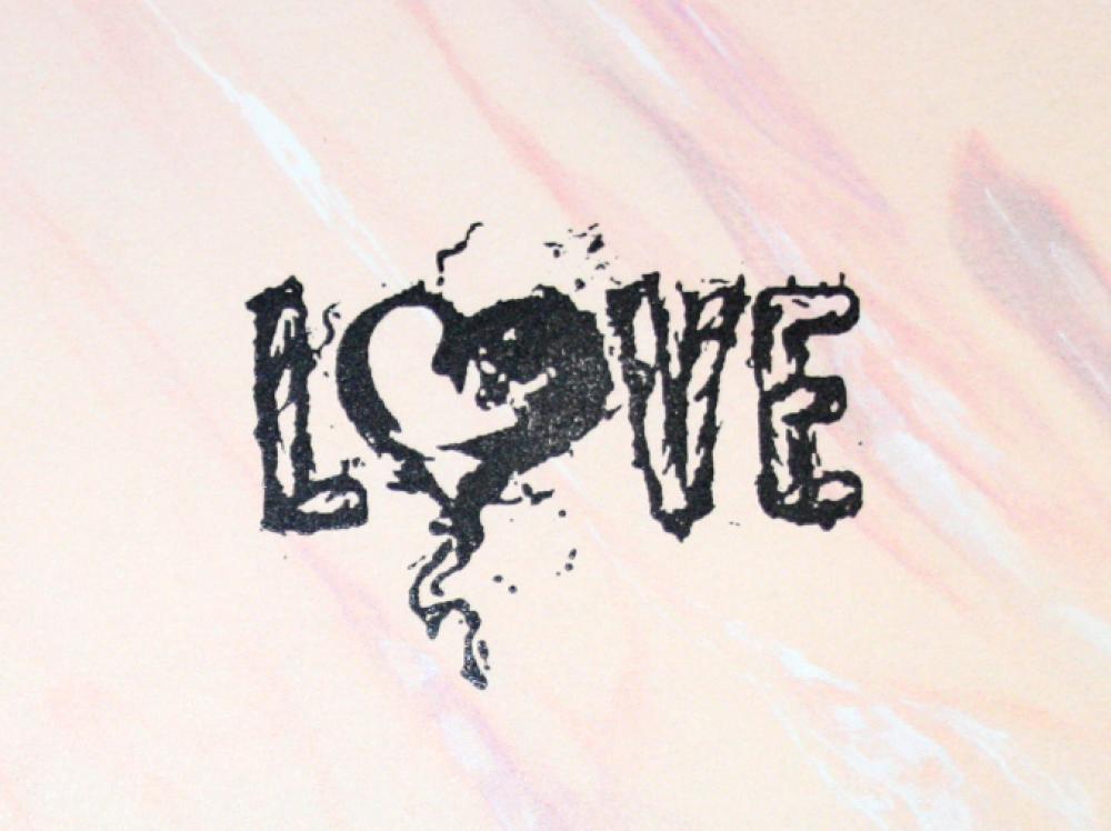 ST-024 Love Liebe Stempel Größe M