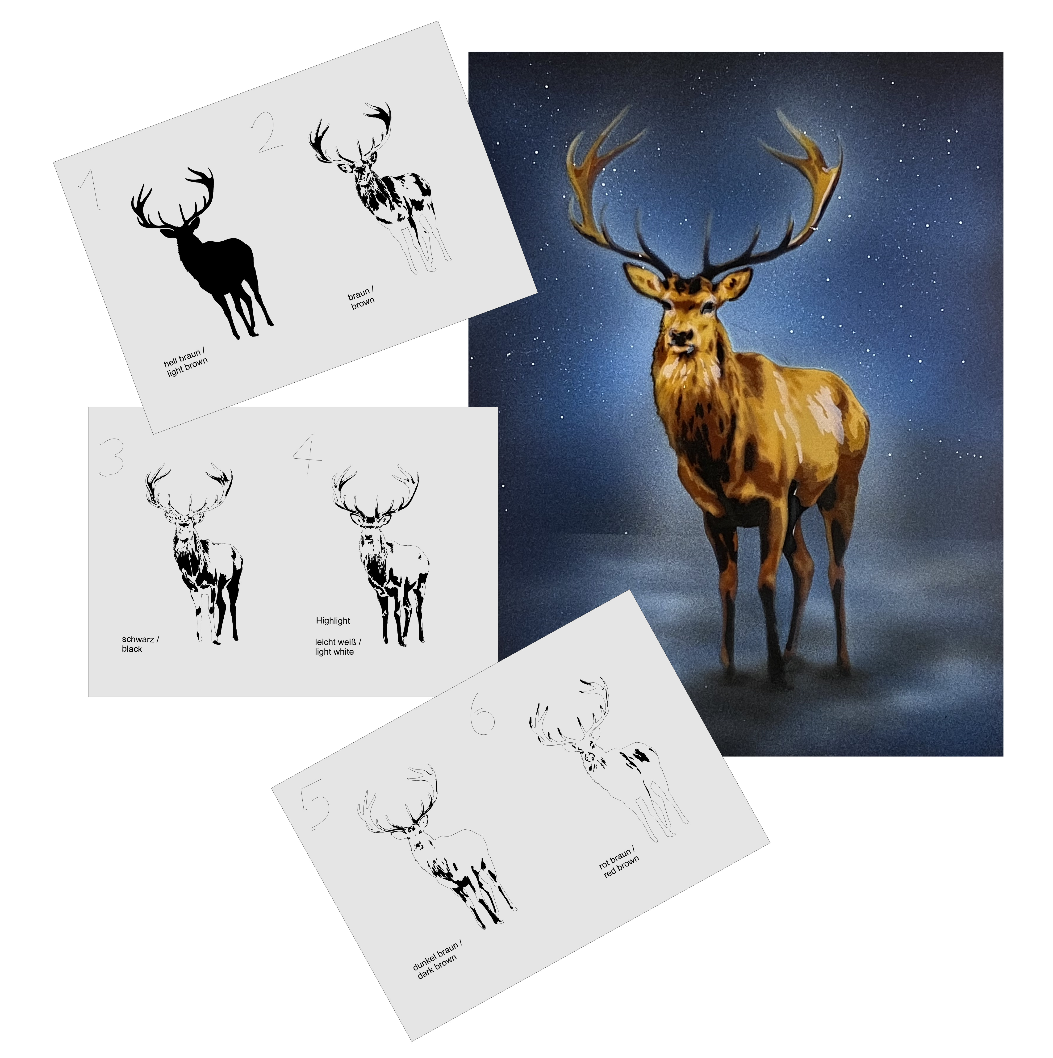 Airbrush Schablonen Step By Step