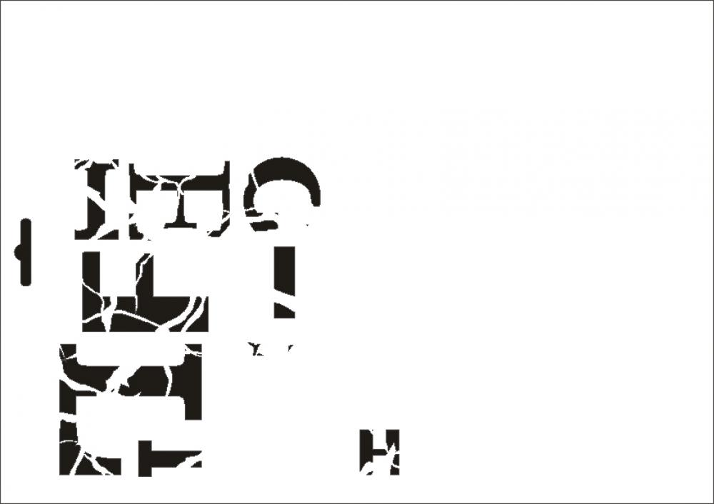 Vintage Letter Schablone A3 - Wiederverwendbare Wandschablone Für Kreative Projekte